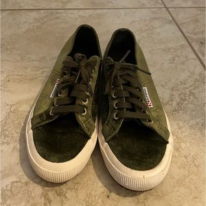 CRUSHED VELVET superga sneaker size 8